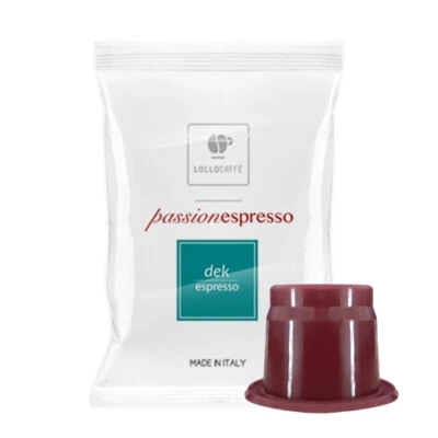 Capsule Compatibili Nespresso Lollo Caffe Miscela Decaffeinata Dec