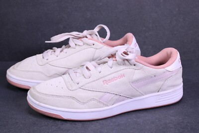 Reebok Sneaker Royal Techque Sportschuhe Damen Gr. 38 Leder creme rosa CH1-198