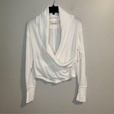 Free People Hold Me Close Top Ivory Size Small