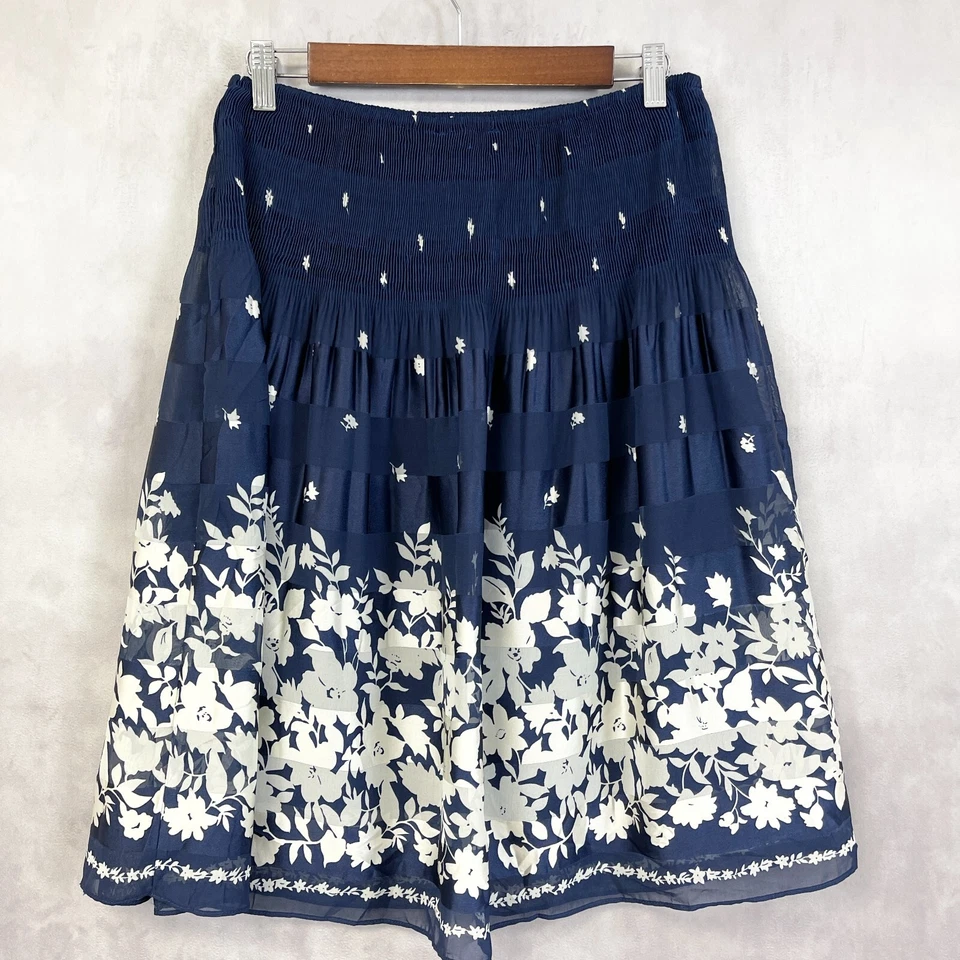 Falda para mujer Sophie Max talla pequeña ajustada floral costera cabaña femenina boho Foto 3 de 4