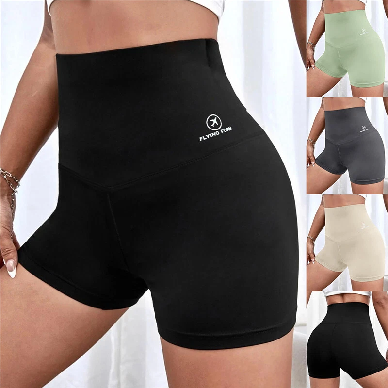 Women Bike Shorts Pants Gym Yoga Workout Cycling High Waist Sports Hot Pants