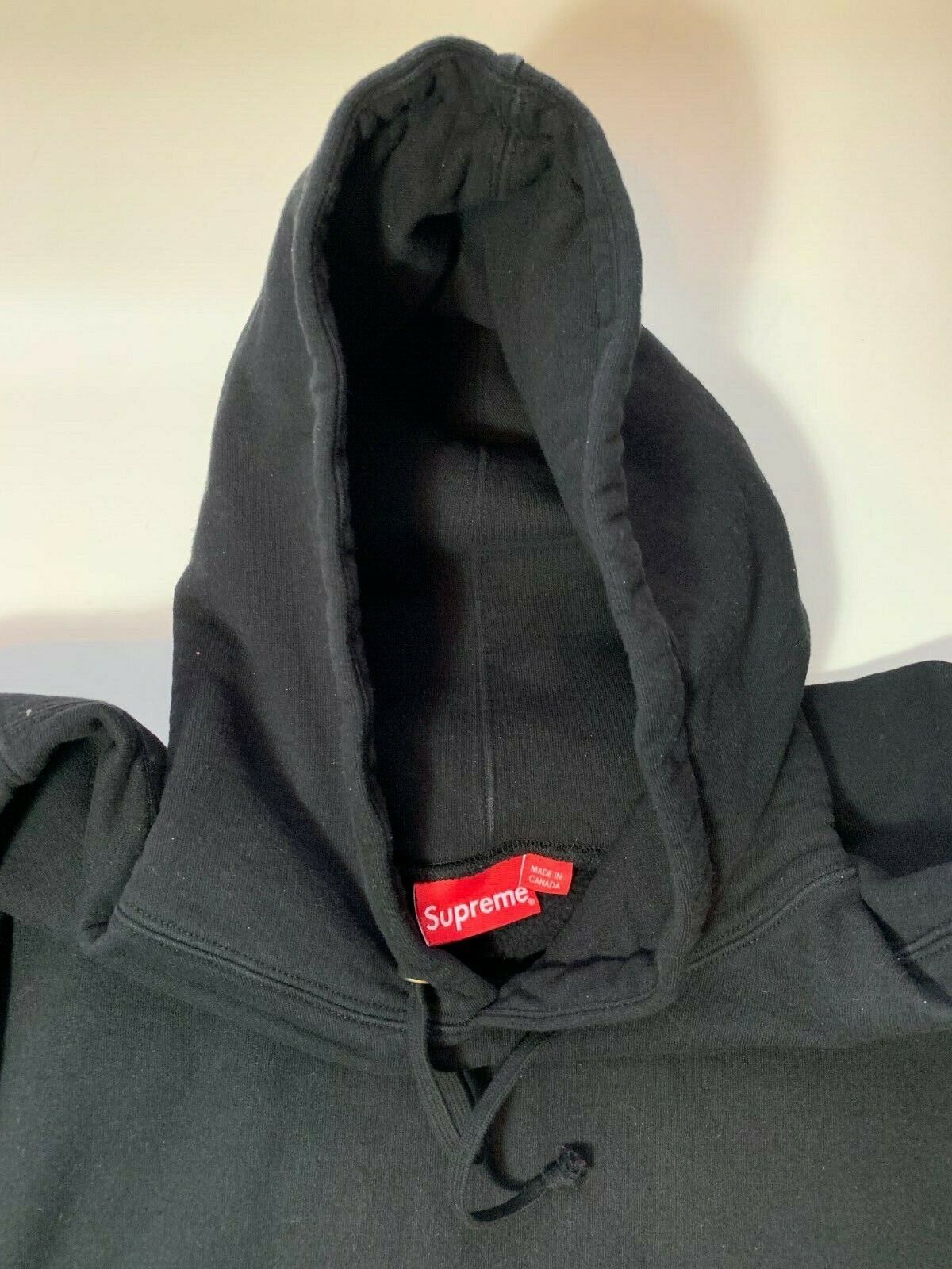 Supreme Corner Label Hooded Sweatshirt Red