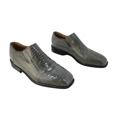 Giorgio Brutini Men's Size 8 M Genuine Snake Skin Square Toe Gray Dress Shoes | eBay Giorgio Brutini Men's Size 8 M Genuine Snake Skin Square Toe Gray Dress Shoes | eBay