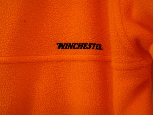 Winchester Fleece Hunting Jacket Orange Full Zip w/zip pockets Men's XL - Picture 3 of 8
