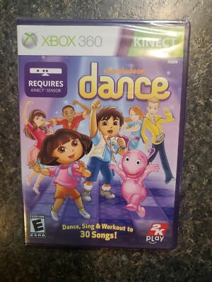 Nickelodeon Dance (Microsoft Xbox 360, 2011) Factory Sealed!!! New!!!