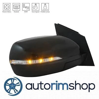 FO1321561 Passenger Mirror w Heated Glass w Turn Signal for 2015-2018 Ford Edge