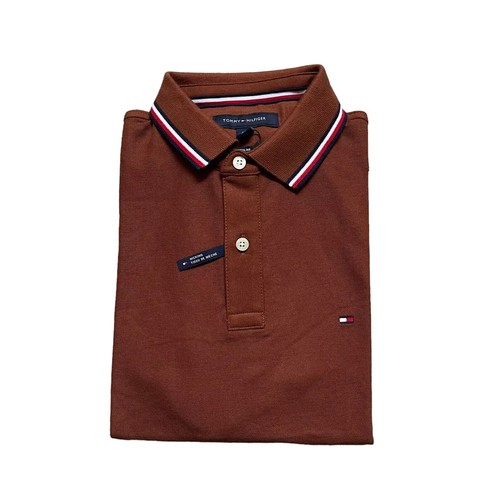Tommy Hilfiger Para Hombre Secado Rápido Absorción Protección UV Rayas Inclinación Polo - Imagen 72 de 122