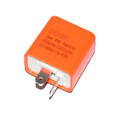 2-Pin 12V Electronic LED Flasher Relay Fix Turn Signal Bulbs Hyper Flash Issue