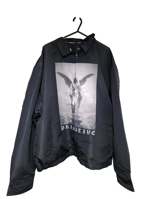 Primitive Skateboarding Mens Protector Jacket Black Medium