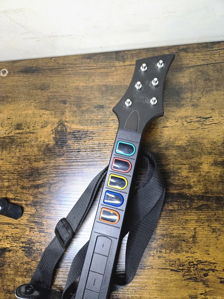 CHITARRA GUITAR HERO NINTENDO Wii controller Originale Wireless - Immagine 4 di 4