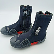 Gul 5mm Powerboot Easy Zip Boot B01307-B8 Black Junior Small Size 9/10 16.5cm