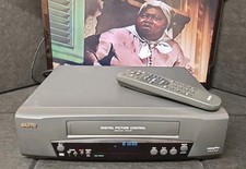 Sanyo VHR-279 Video Plus VHS Video Player & Remote TESTED 