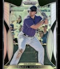 2019 Panini Prizm #243 Daniel Murphy Silver Prizm