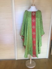 Chasuble prêtre,catholique,temps ordinaire 