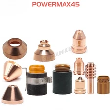 Powermax45® Plasma cutting kit Electrode Nozzle Shield Retaining cap Swirl ring