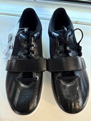 Track Cleats Adidas  Jumpstar Black Triple Long Spike  Mens Shoes