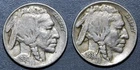 1930 & 1938-S 5C BUFFALO NICKELS KM# 134 Grade: F and Better   A7291