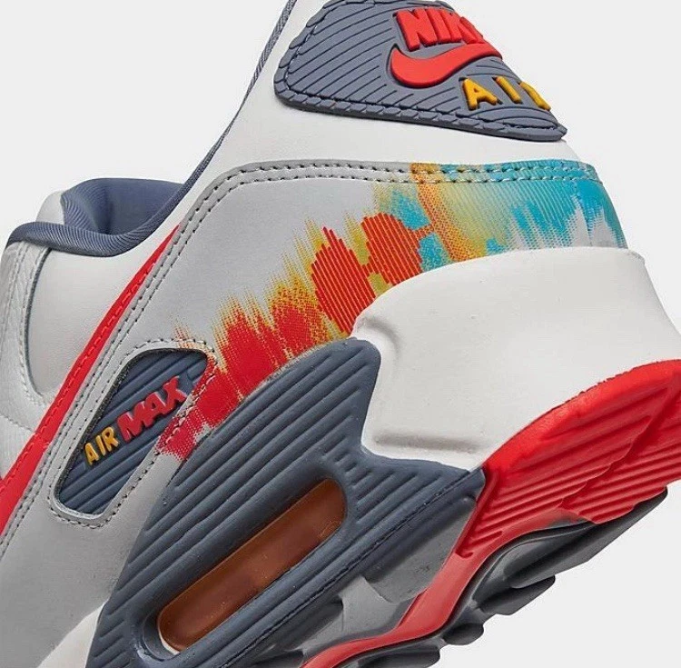 Men's Nike Air Max 90 HJ9147-121 Summit White/Ashen Slate/Pure Platinum SZ 11 - Image 2 of 4