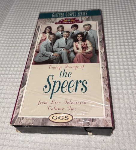 The Speers Gaither Gospel Series Best Jubilee Years VHS Tape Vol 2 Singing Live