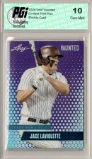 Jace LaViolette 2024 Leaf Vaunted Metal #VM-05 Purple 15 Made Rookie Card PGI 10