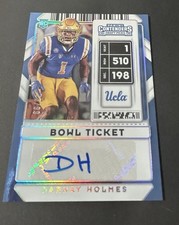 2020 Contenders Draft Picks Bowl Ticket /99 Darnay Holmes Auto UCLA Raiders