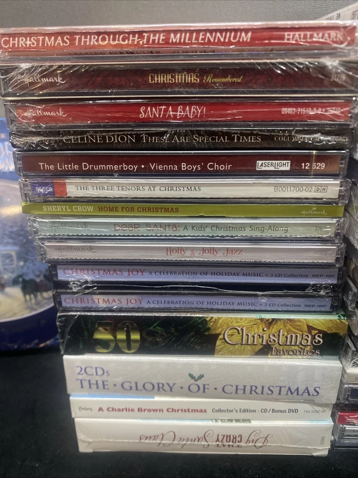 Christmas CD Lot of 75 (72Sealed)(3Unsealed) Elvis Tony Bennett Taylor Swift Foto 3 de 4