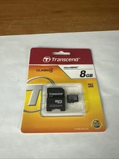 Transcend Class 4 8GB Micro SDHC Card With Adapter NIB