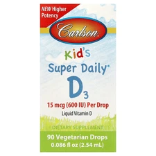 Kid's Super Daily® D3, 0.086 fl oz (2.54 ml)