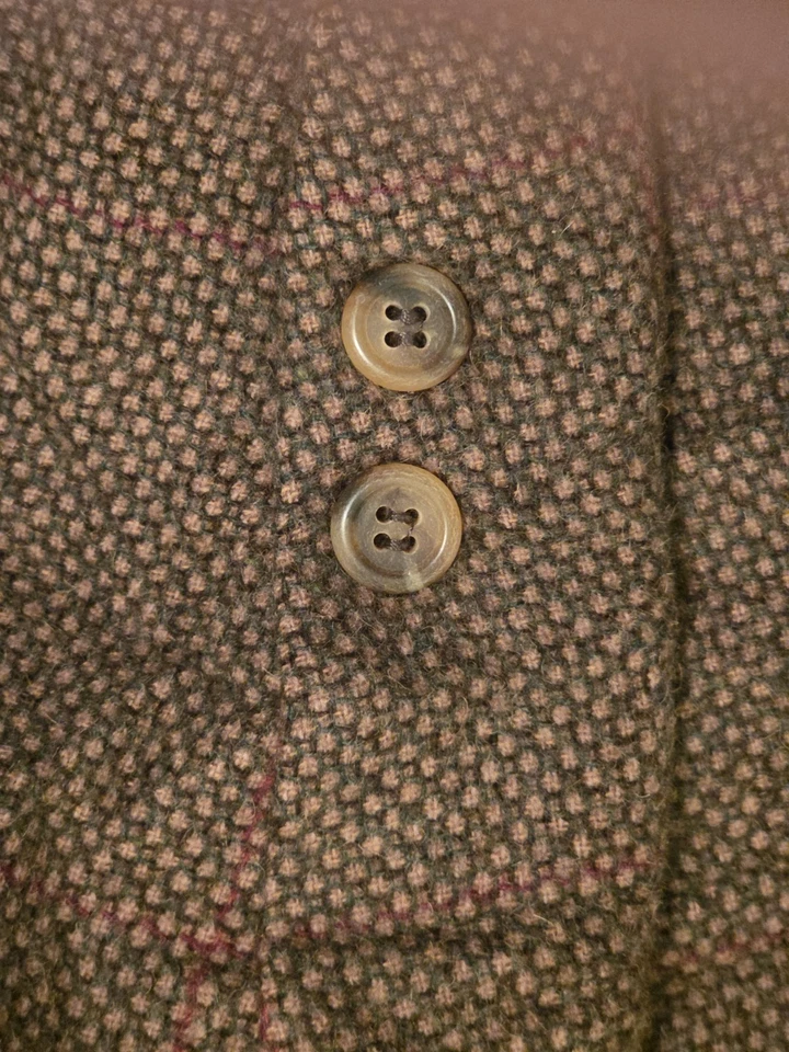 Blazer Brooks Brothers Hombre 42L Cabello Camel Abrigo Deportivo Marrón Rojo Académico  Foto 3 de 4