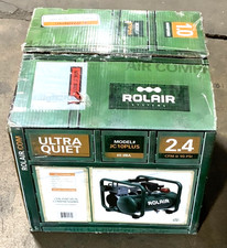 New Rolair JC10 Plus Electric Portable Air Compressor Ultra Quiet 2.4CFM 90Psi