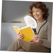 10X 30X Large Magnifying Glass with Light for Reading, Hands Free 4.3 Inch