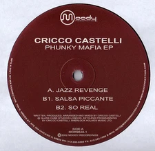 Cricco Castelli - Phunky Mafia EP - USA 12" Vinyl - 2002 - Moody Recordings