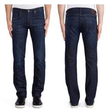 AG Adriano Goldschmied The Matchbox Slim Straight Dark Wash Jeans Mens 34x32