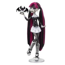 Monster High Reel Drama Draculaura Doll, Black & White Collectible Reproduction