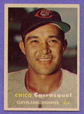 1957 Topps Chico Carrasquel #67 Indians EX-MT