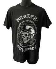 Harley Davidson Men's Grit Short Sleeve T-Shirt Black 402947030