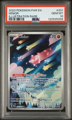 Pokemon Minior Par En-paradox Rift 201/182 Illustration Rare PSA 10 Gem Mint