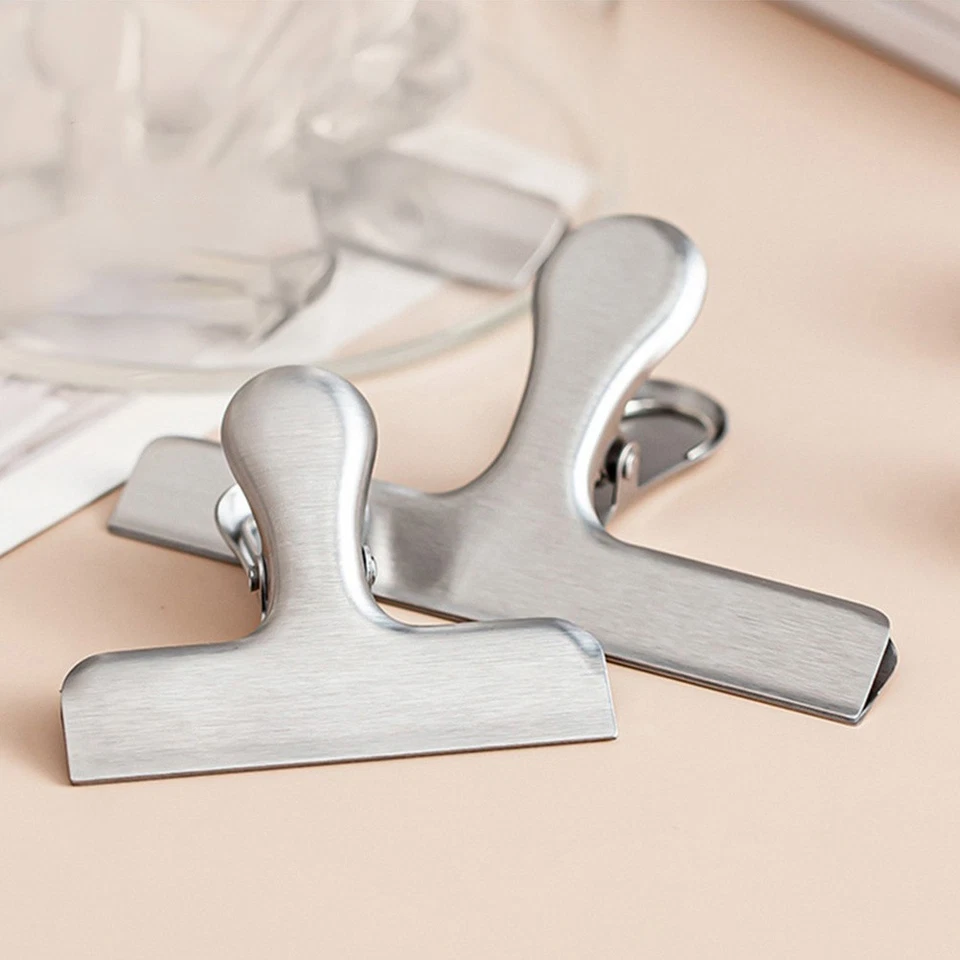  Clip da 8 pezzi Clip per cibo in acciaio inossidabile Sigillatore di sigillanti - Immagine 4 di 4