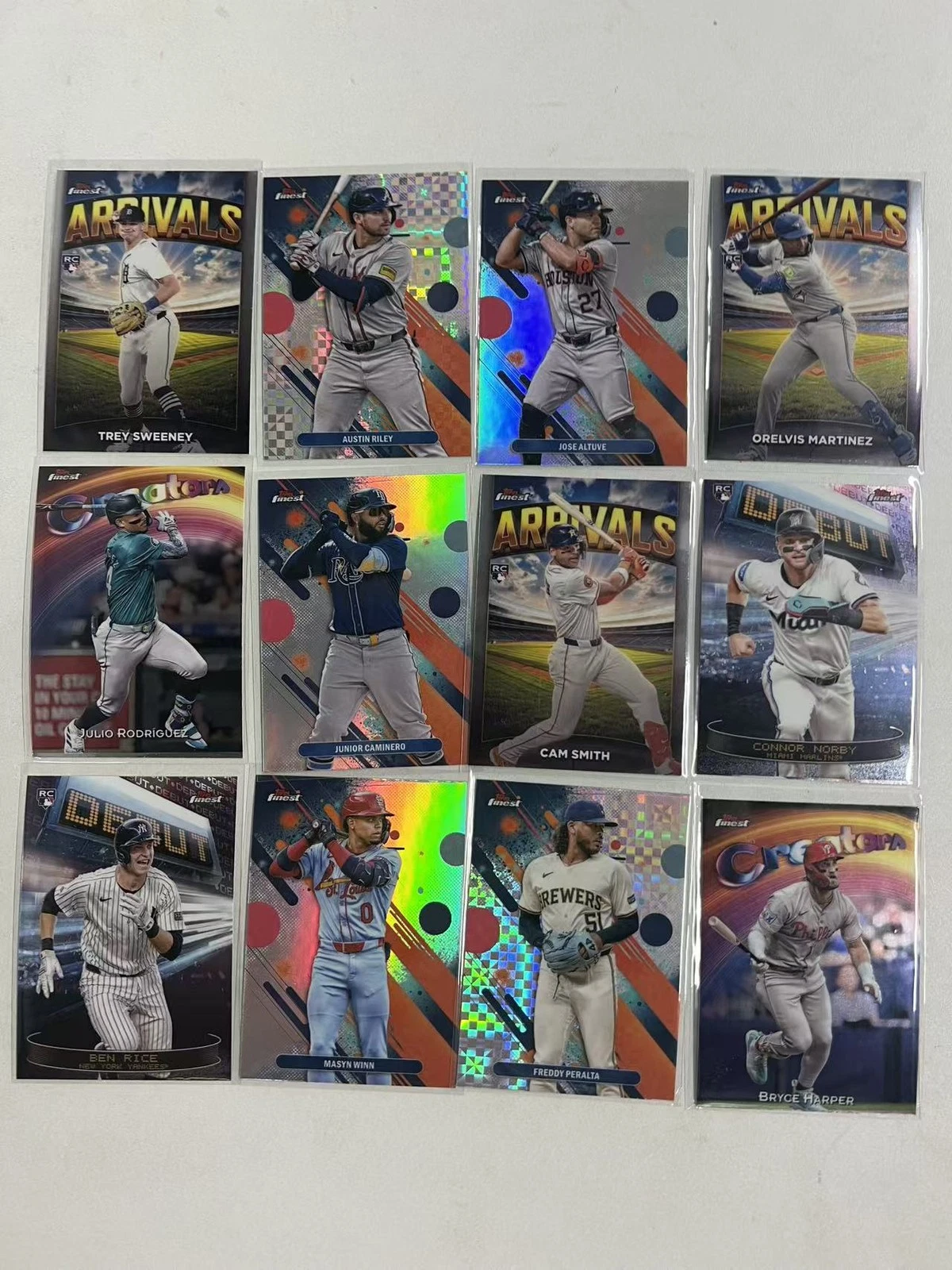 2025 Topps Chrome ORELVIS MARTINEZ TREY SWEENEY Refractor Lot 12 #ZY