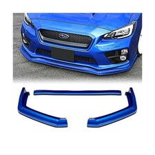 EPARTS 3 Pieces Style ABS Front Bumper Lip Splitter Bumper Spoiler Blue Paint...