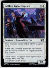 Selfless Police Captain Foil 774 Marvel Super Heroes Magic the Gathering