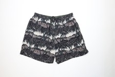 Vintage 90s Speedo Mens XL Spell Out Palm Tree Lined Swim Trunks Shorts Nylon