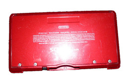 Nintendo 3DS Console Flame Red  CTR-001 Tested Authentic + Charger + Case