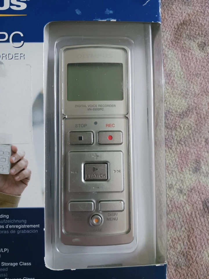 Olympus VN-5500PC Digital Voice Recorder – USB Charging – Boxed Fully Working - Image 2 of 4