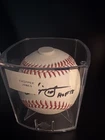 Chipper Jones Signed Baseball HOF 18 Signed Ball