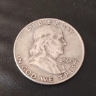 1960-D Franklin Half Dollar 50C Silver Business Strike Coin Circulated Denver