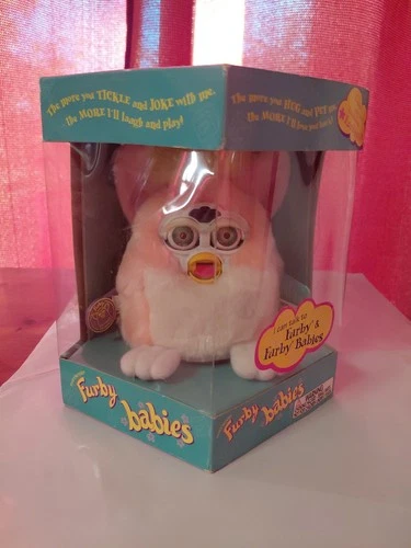 1999 Furby Babies Pink Blue 70-940 Tiger Electronics Sealed New in Box