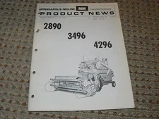 Minneapolis Moline Product News, MM Model 2890 3496 4296 Combine