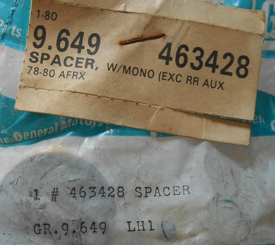 1978 TO 1980 CHEVY MALIBU MONTE CARLO IMPALA CAMARO RADIO KNOBS NOS GM - Image 3 of 3