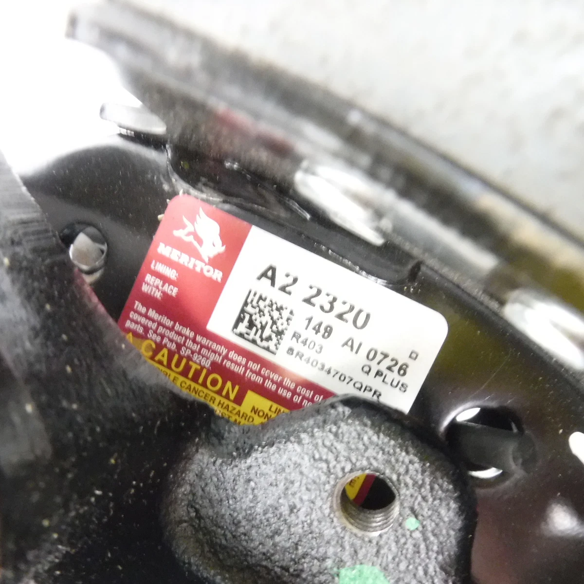 Meritor Q Plus Brake End Assembly QP4165715429, A2 2320  